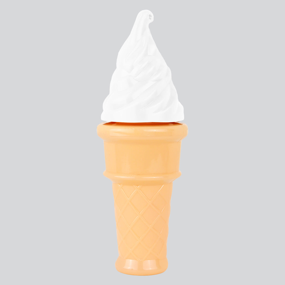 Burbujas en Forma de Cono de Helado, Color Blanco, 100 ml