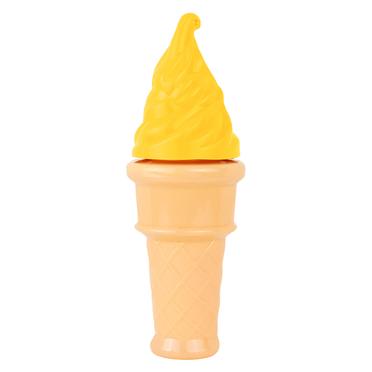 Burbujas en Forma de Cono de Helado, Color Amarillo, 100 ml