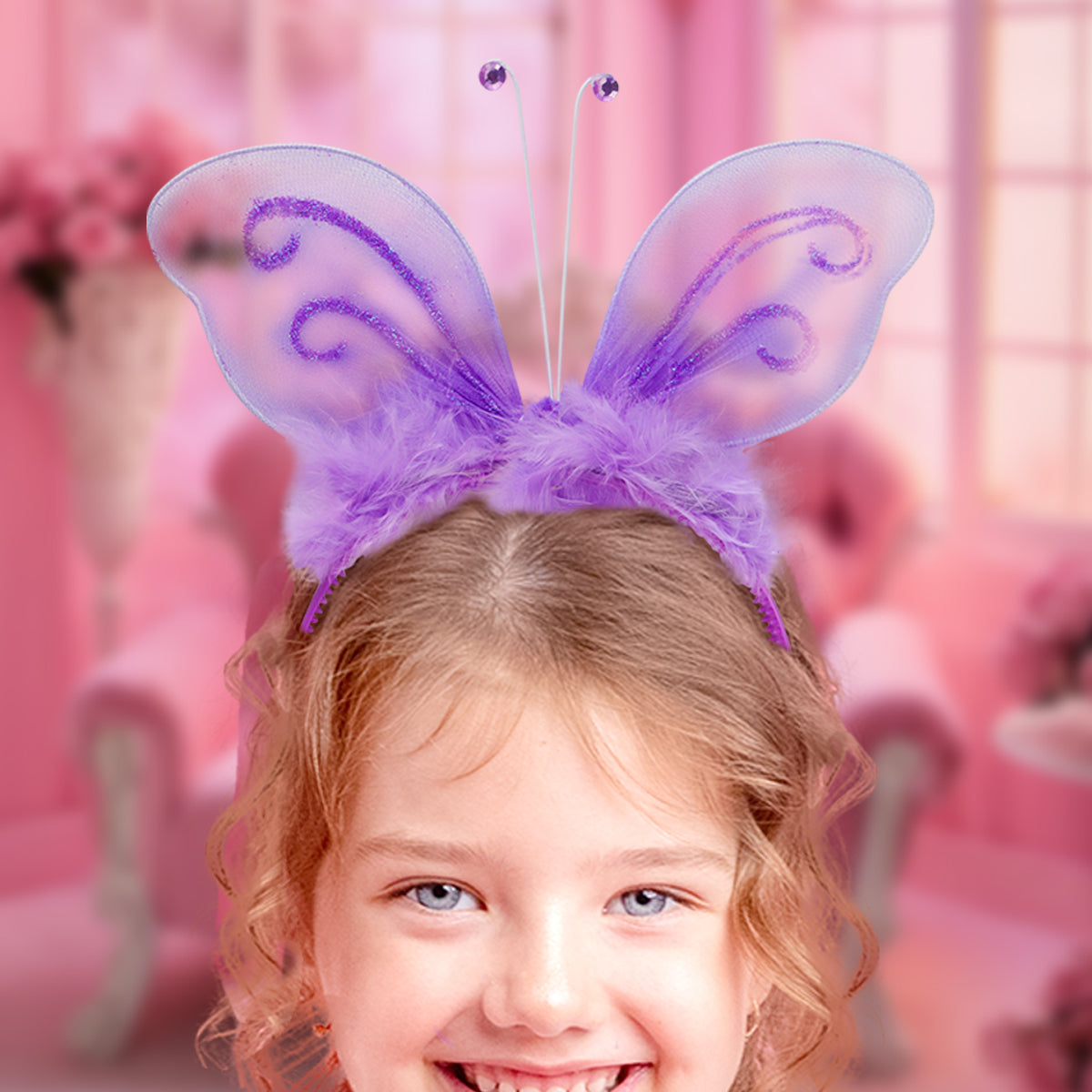 Diadema de Mariposa, Color Morado