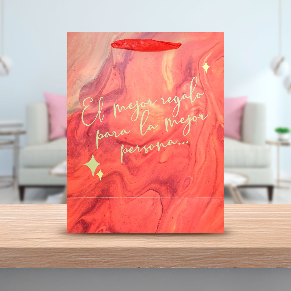 Bolsa de Regalo "El mejor regalo para la mejor persona"