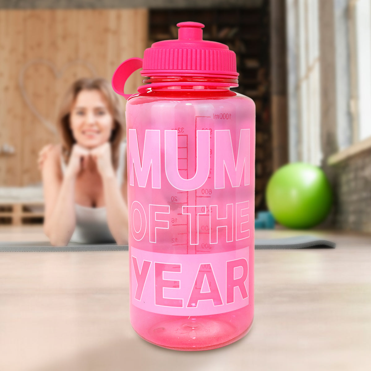 Botella de Agua "Mum of the year", 1 L