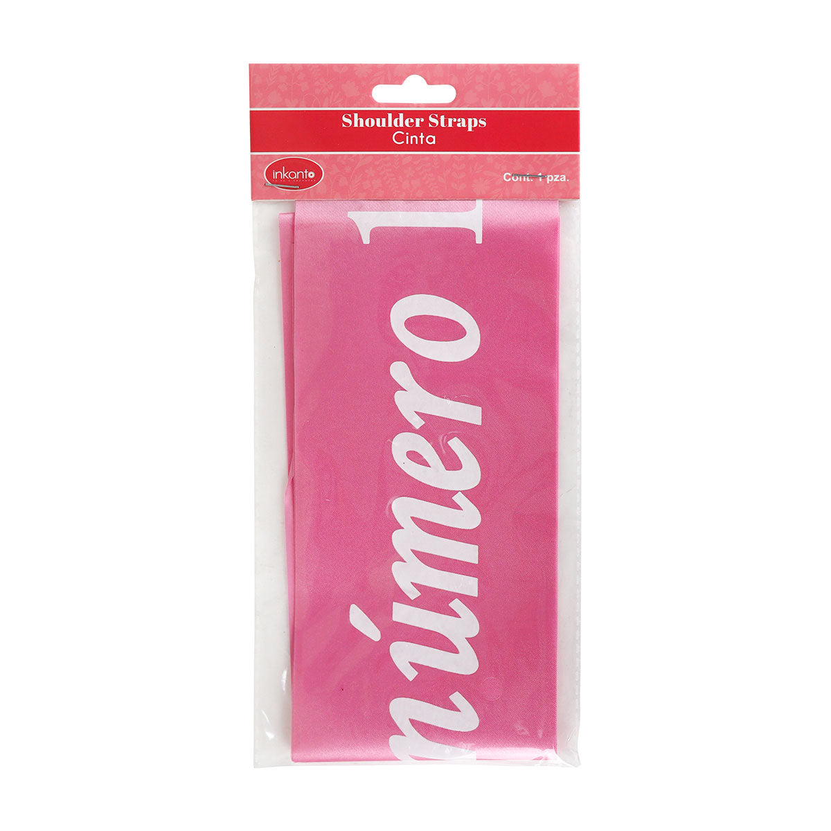 Banda "La número 1 en mi vida" Color Rosa