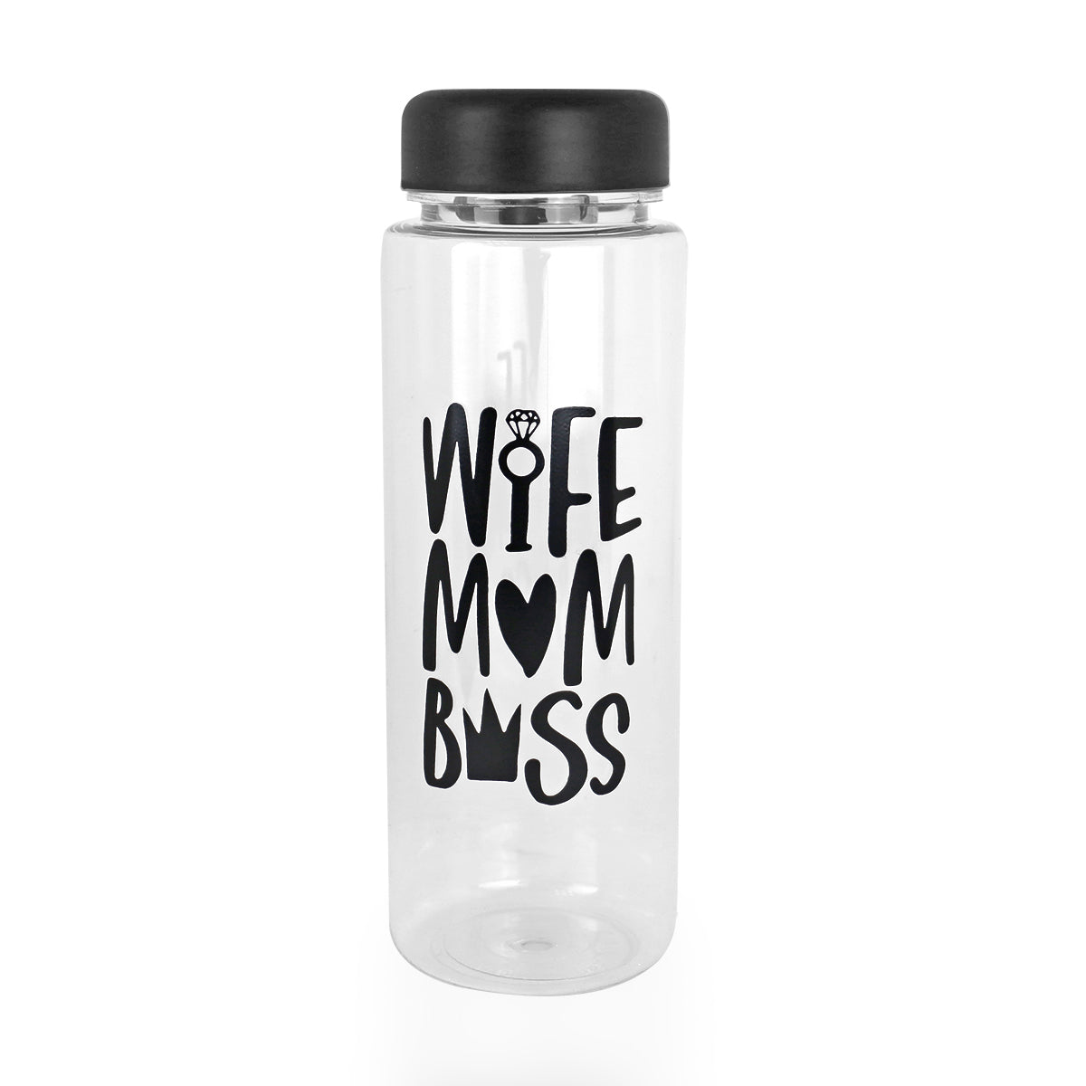 Botella de Plástico "Wife, Mom, Boss", 500 ml