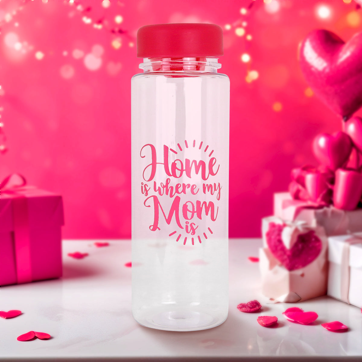 Botella de Plástico "Home is where my mom is", 500 ml