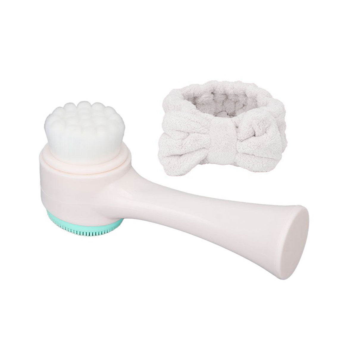 Cepillo Exfoliante Detalle Verde con Banda para el Cabello