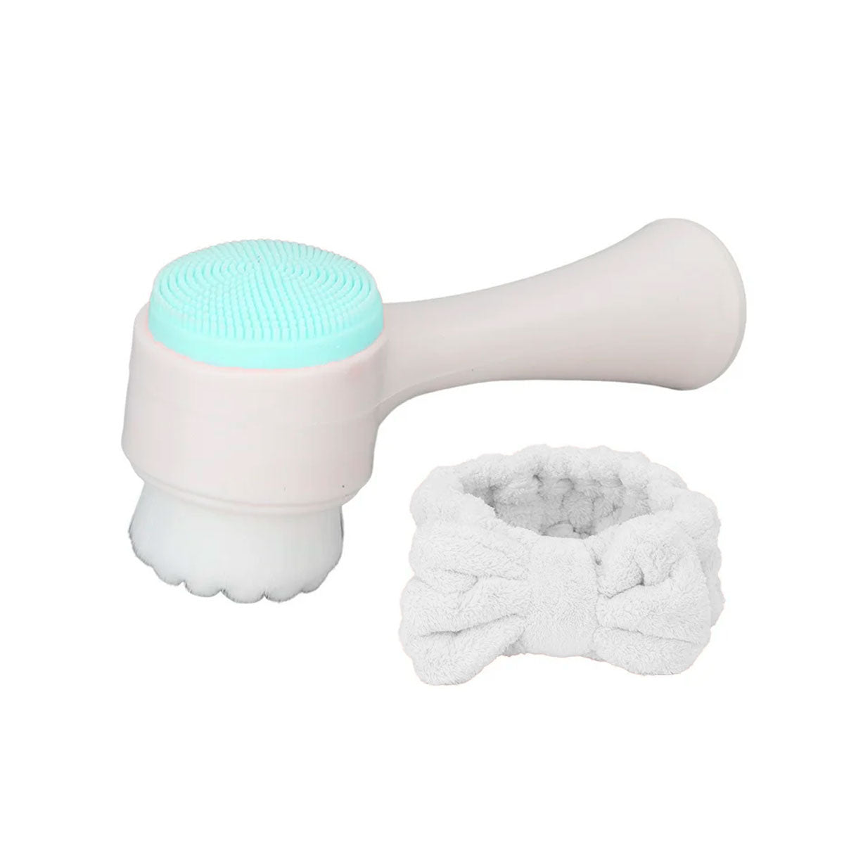 Cepillo Exfoliante Detalle Verde con Banda para el Cabello