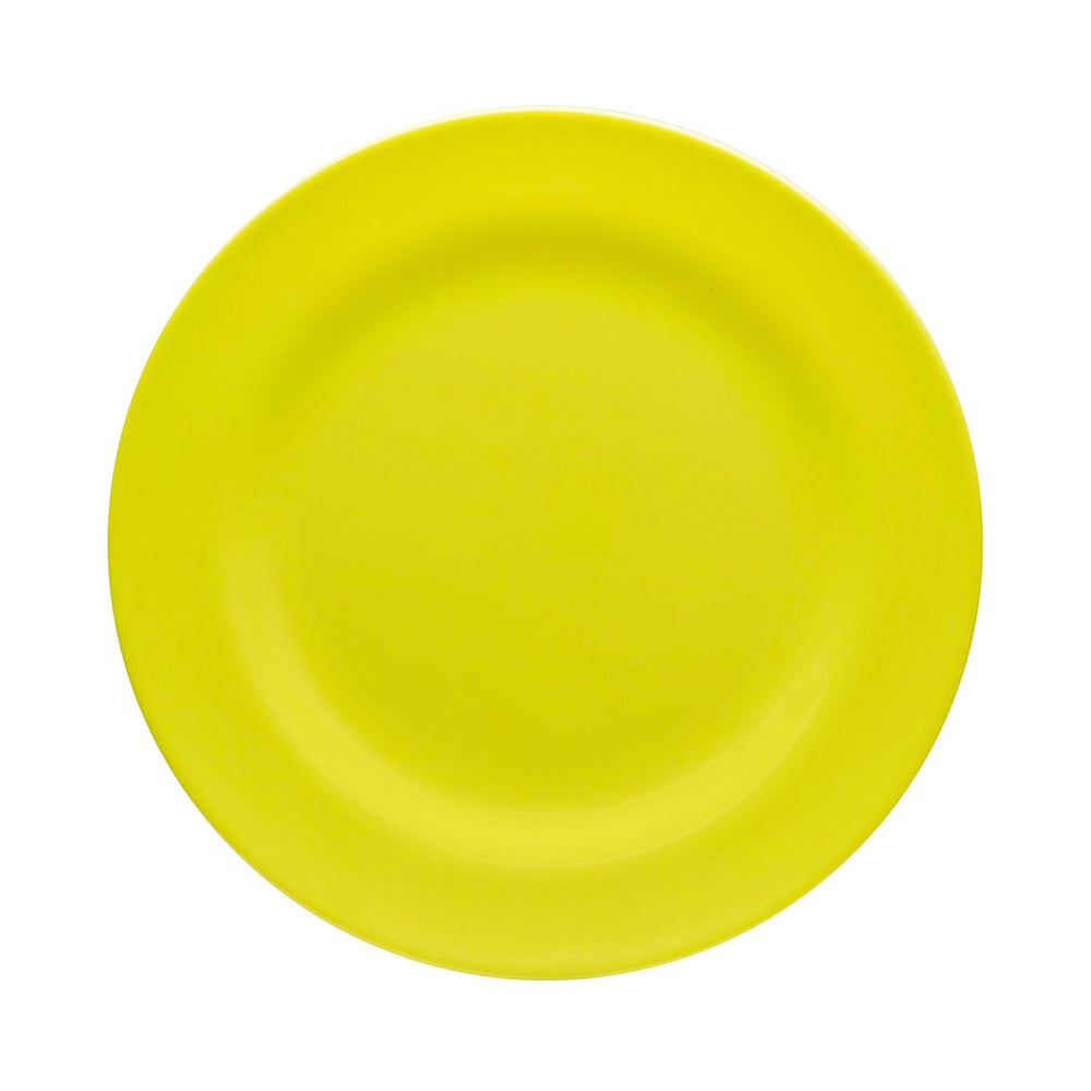Plato de Servicio, Color Amarillo, 6 pzas