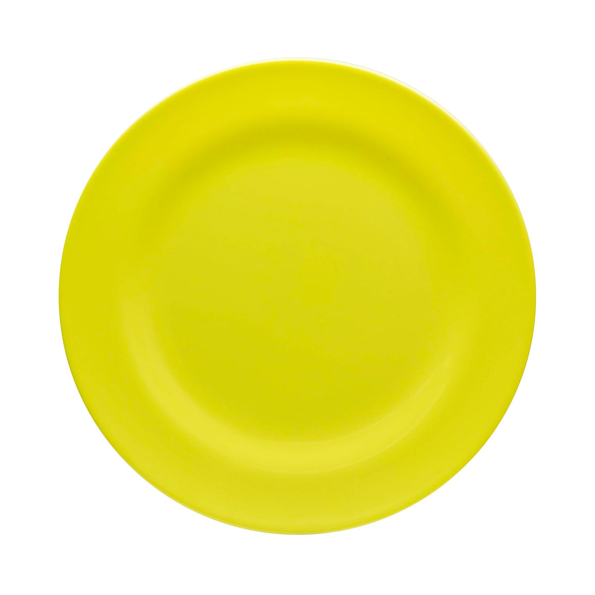 Plato de Servicio, Color Amarillo, 6 pzas