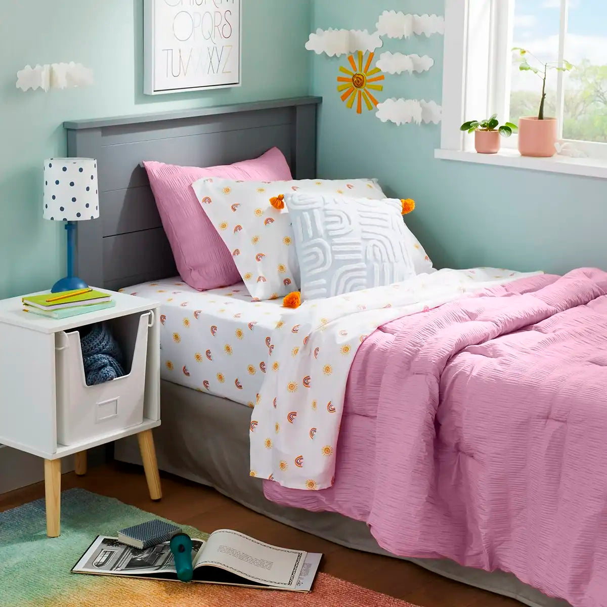 Juego de Sábanas de Microfibra, Individual, Pillowfort