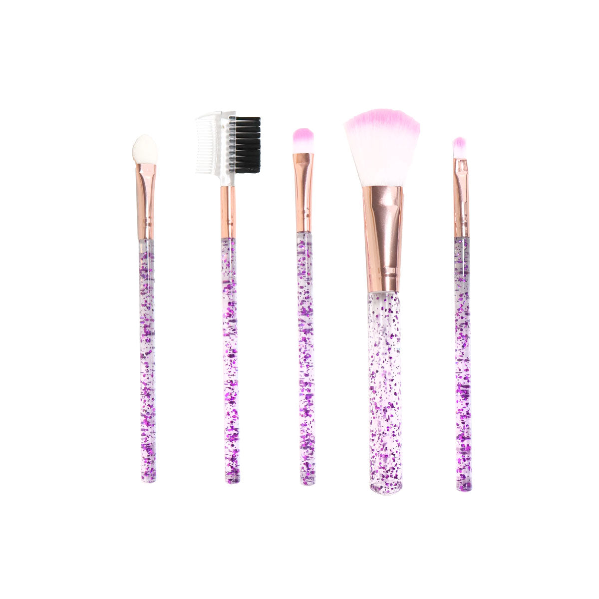 Kit de Brochas para Maquillaje, 5 pzas