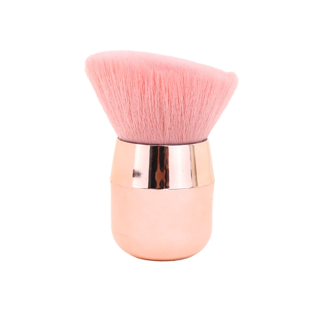 Brocha Cuadrada Rosa Multifuncional para Maquillaje y Manicura