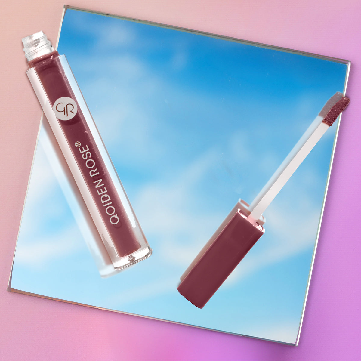 Labial Líquido Mate, Qoiden Rose, Nude Café