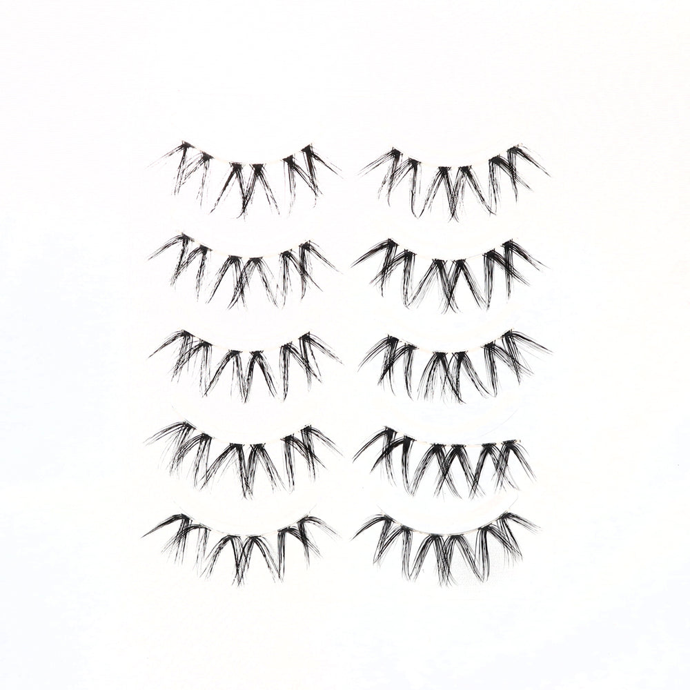 Pestañas Postizas, Paquete con 5 Pares, Efecto Muñeca