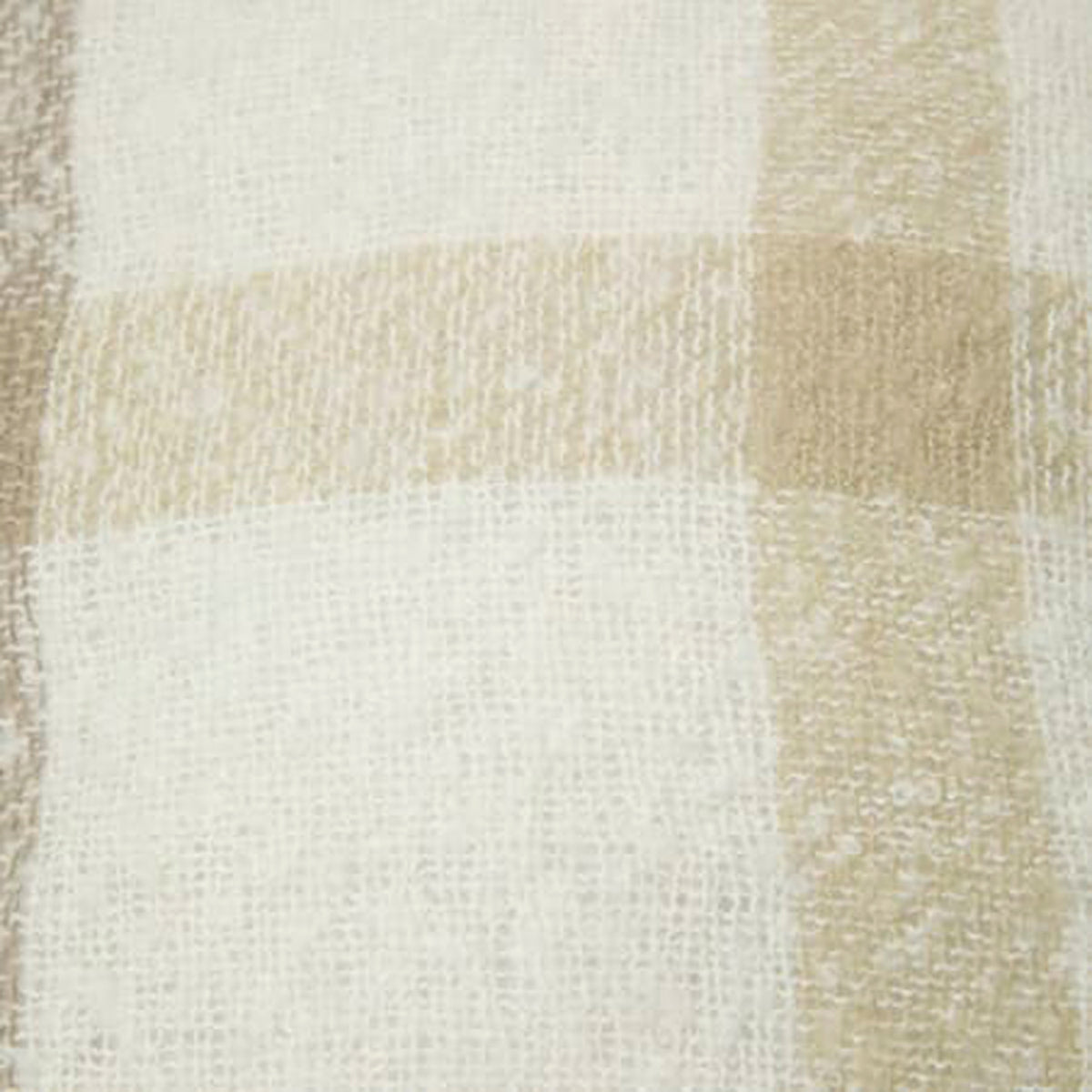 Cojín con Diseño Cuadros, Color Beige