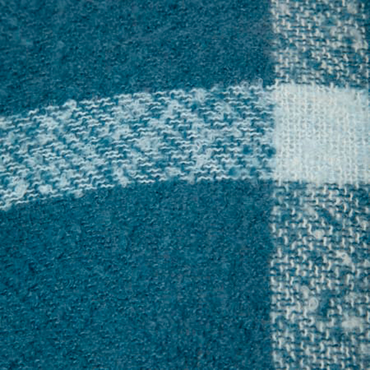 Cojín con Diseño Cuadros, Color Azul