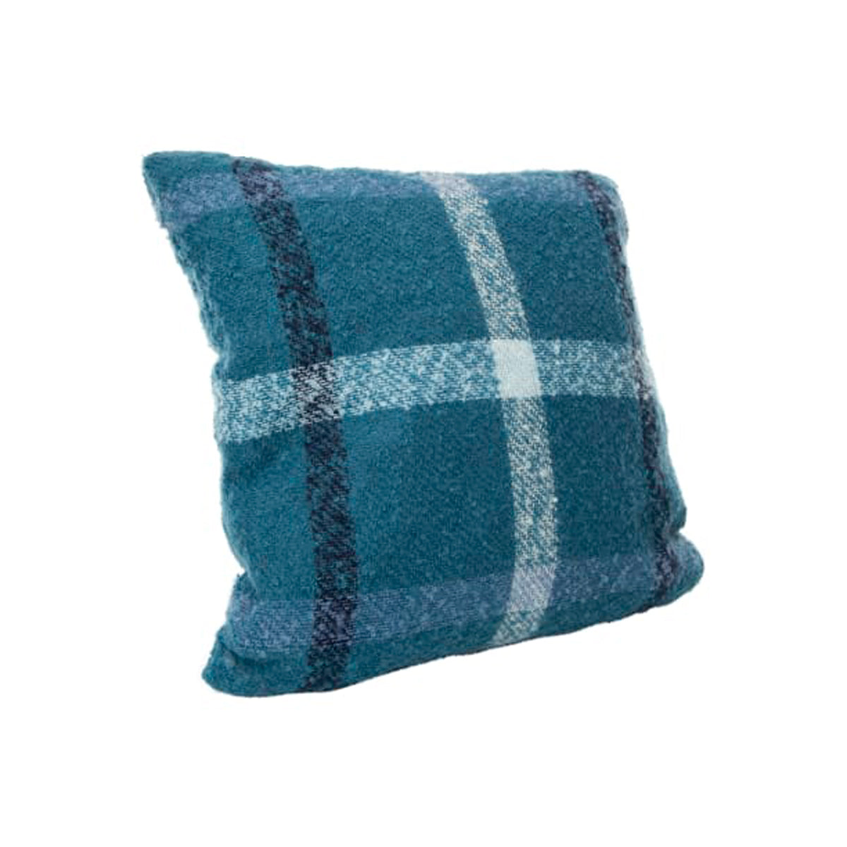 Cojín con Diseño Cuadros, Color Azul