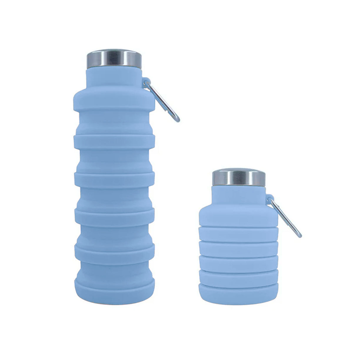 Botella de Agua Plegable, Color Azul