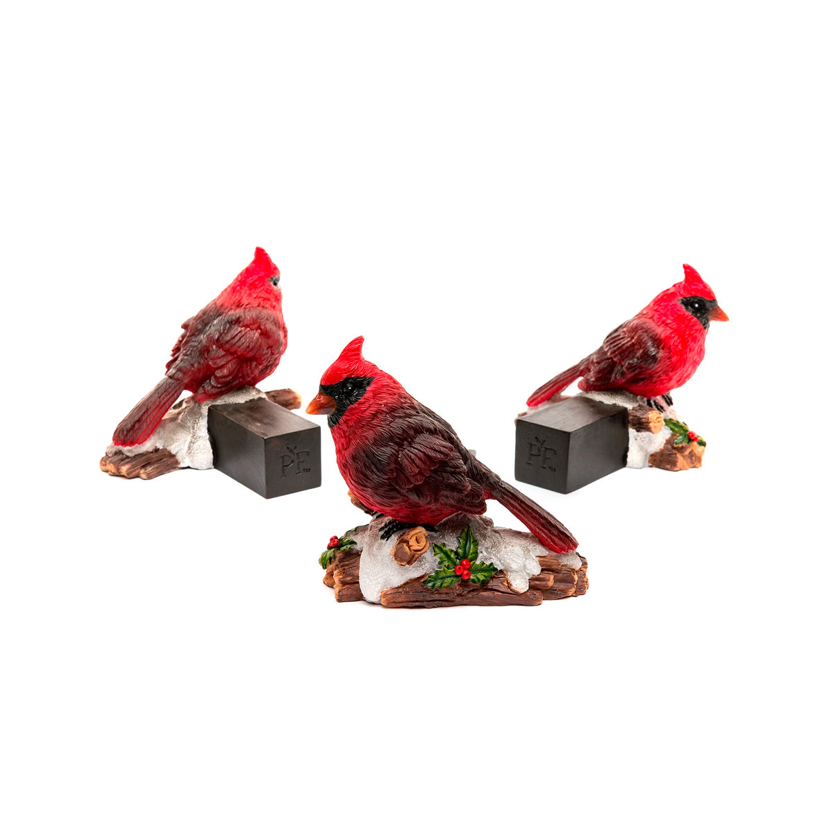 Patas para Macetas con Forma de Cardenal, 3 pzas