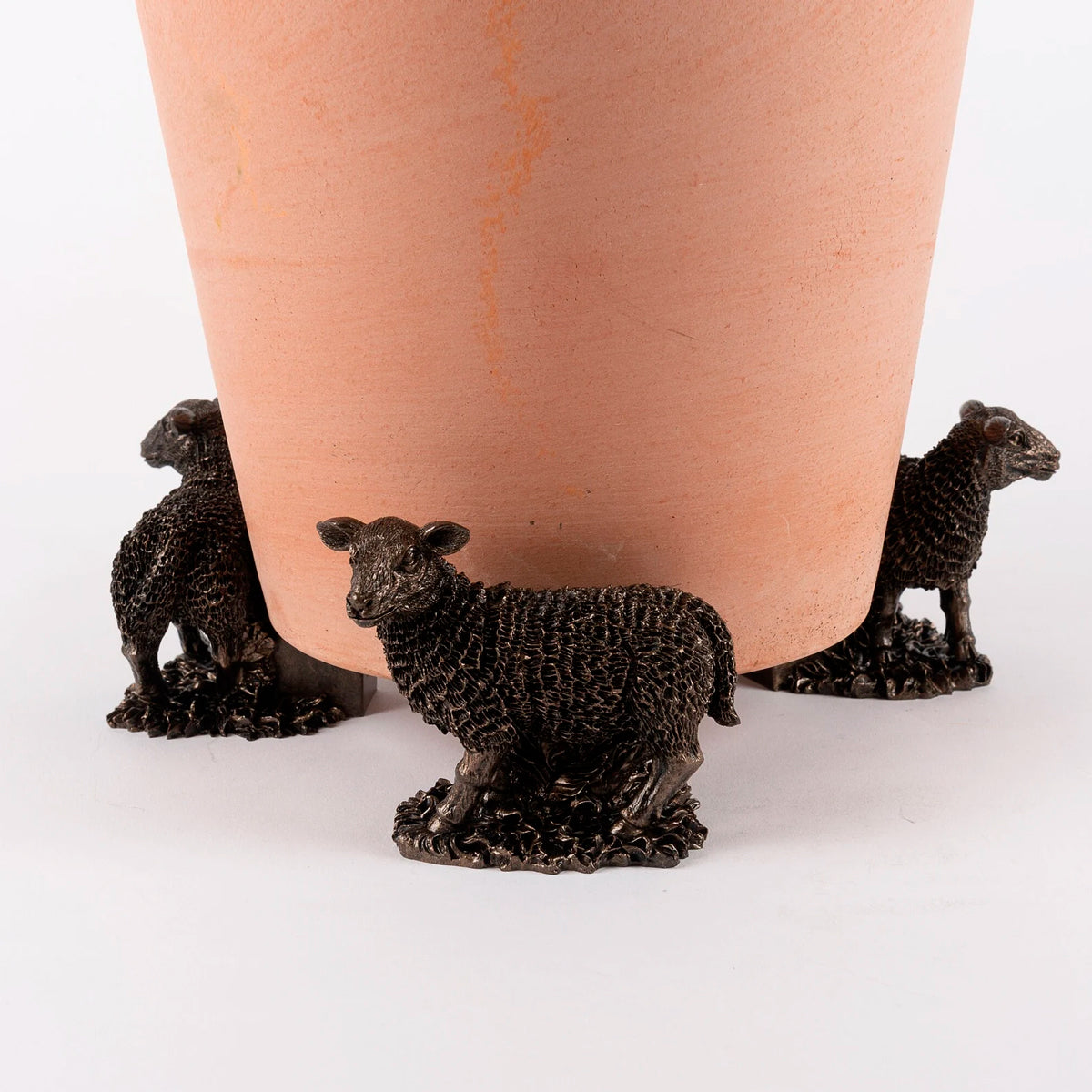 Patas para Macetas con Forma de Oveja, 3 pzas