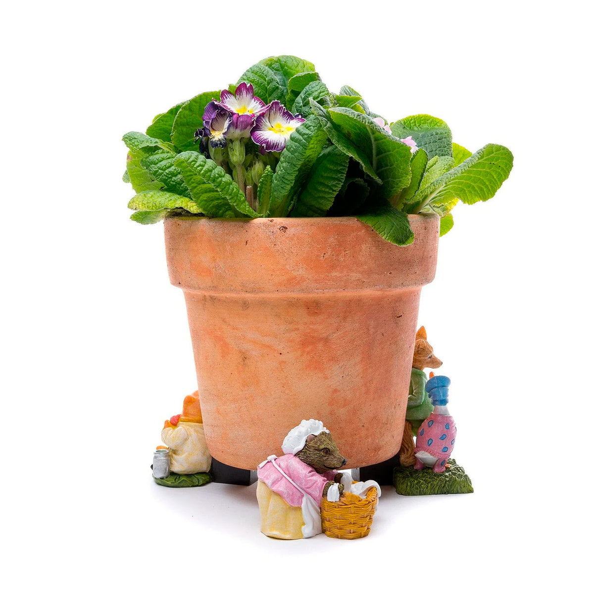 Patas para Macetas con Forma de Pato y Zorro, 3 pzas