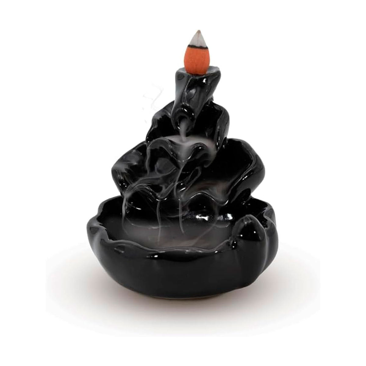 Quemador Incienso en Cascada de Reflujo Diseño Espiral, InnoZen