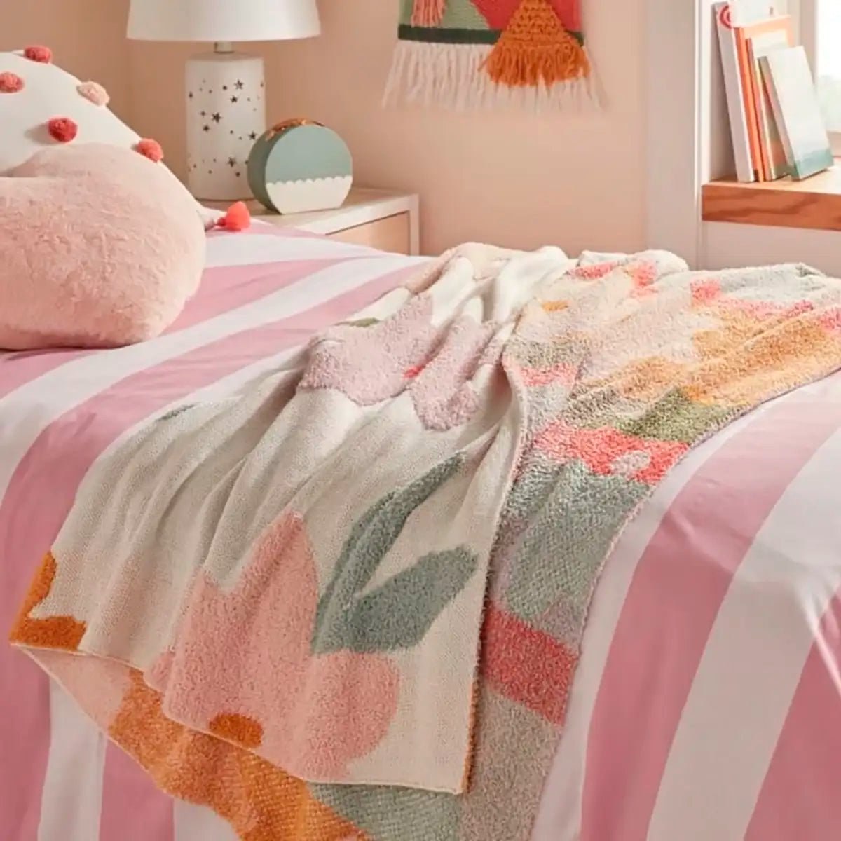 Manta, Diseño Flores, Pillowfort