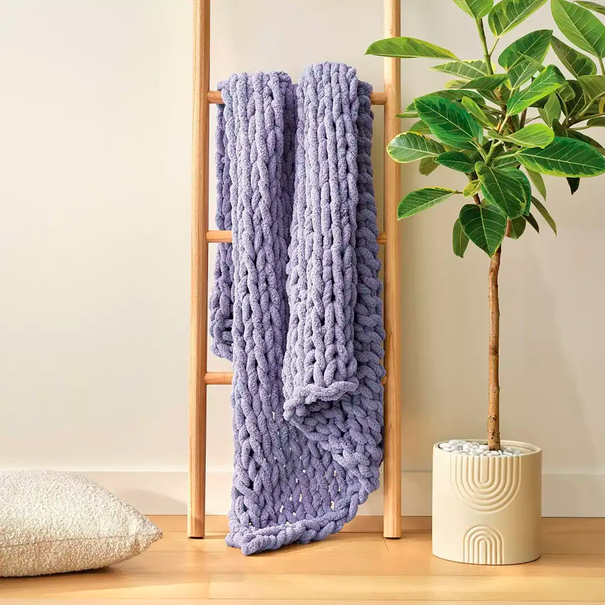 Kit de Manualidades para Tejer Manta con los Dedos, Mondo Llama