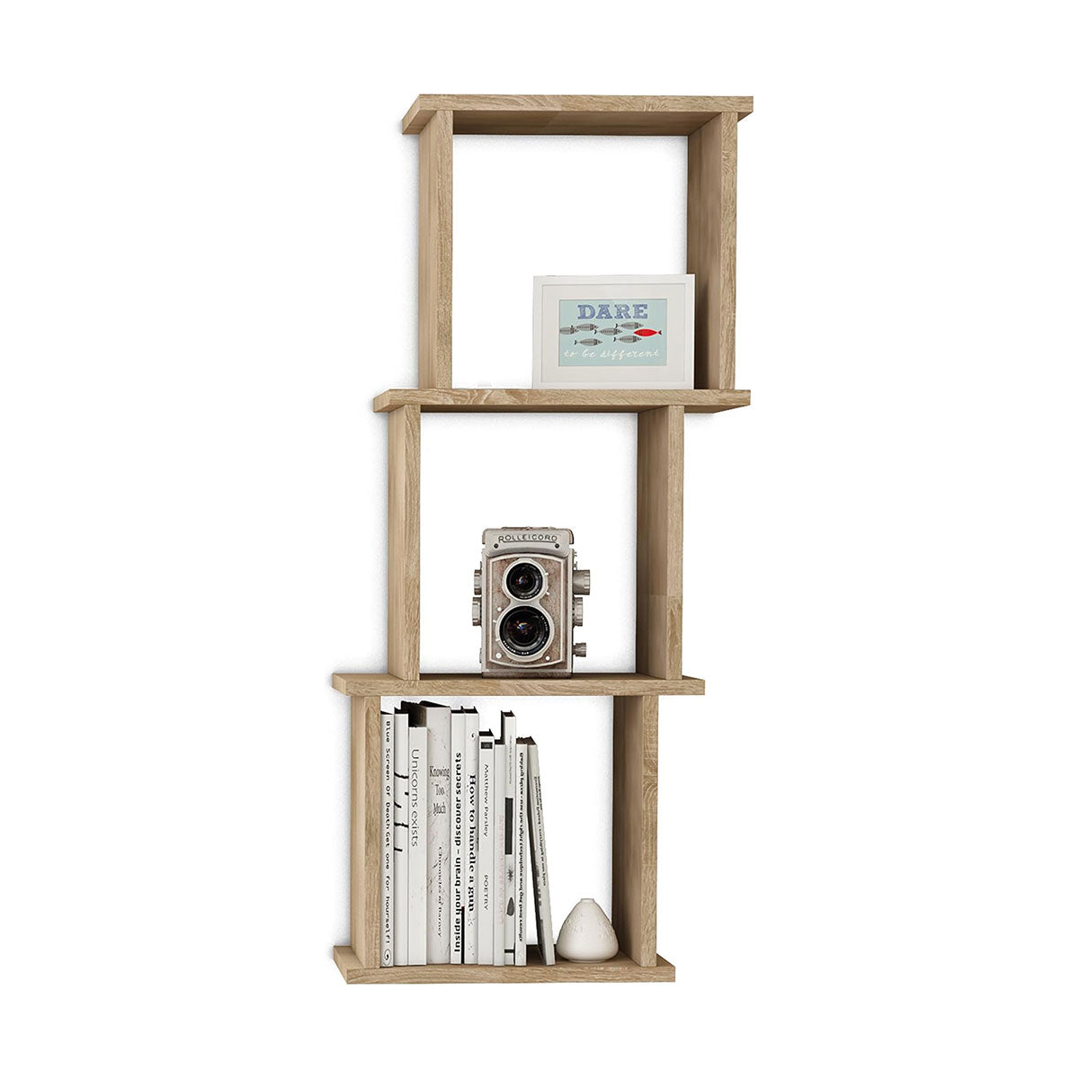 Organizador Decorativo Flotante de 3 Cubos, Danya B