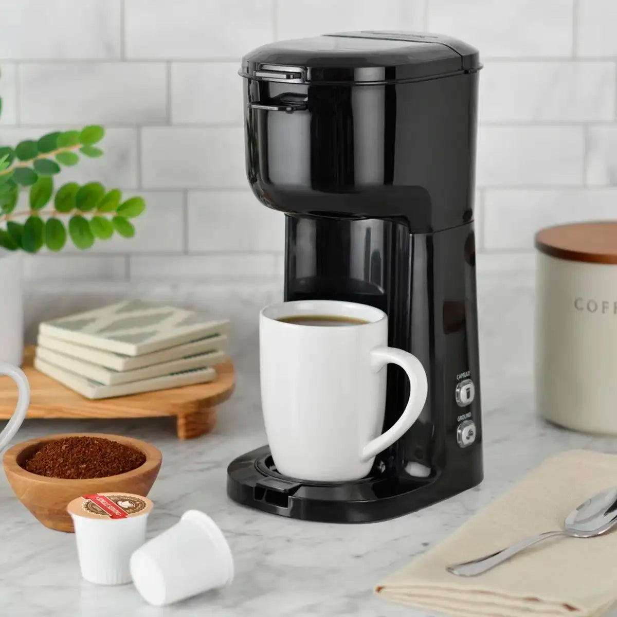 Cafetera, Mainstays, Single Serve