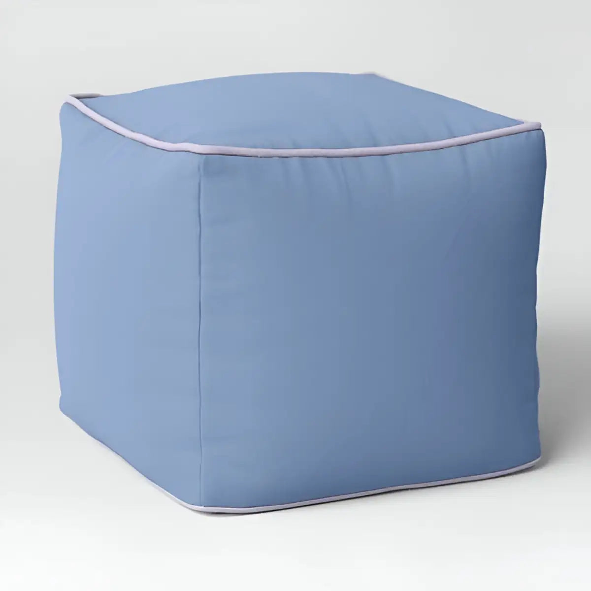 Pouf Cuadrado, Color Azul, Room Essentials