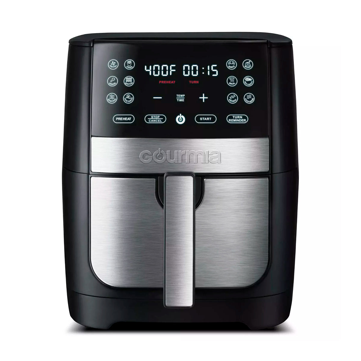 Freidora de Aire de 8 Qt color Negro, Gourmia