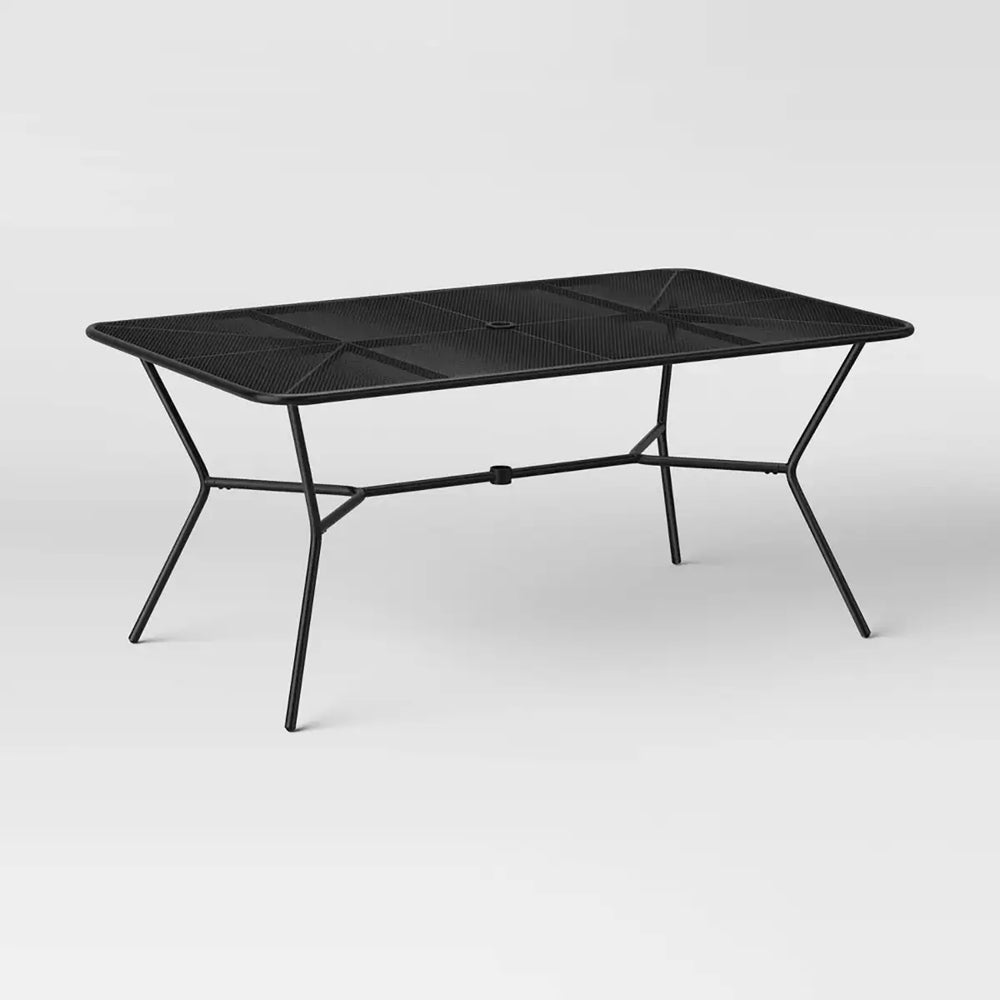 Mesa Rectangular de Patio, Color Negro, Room Essentials