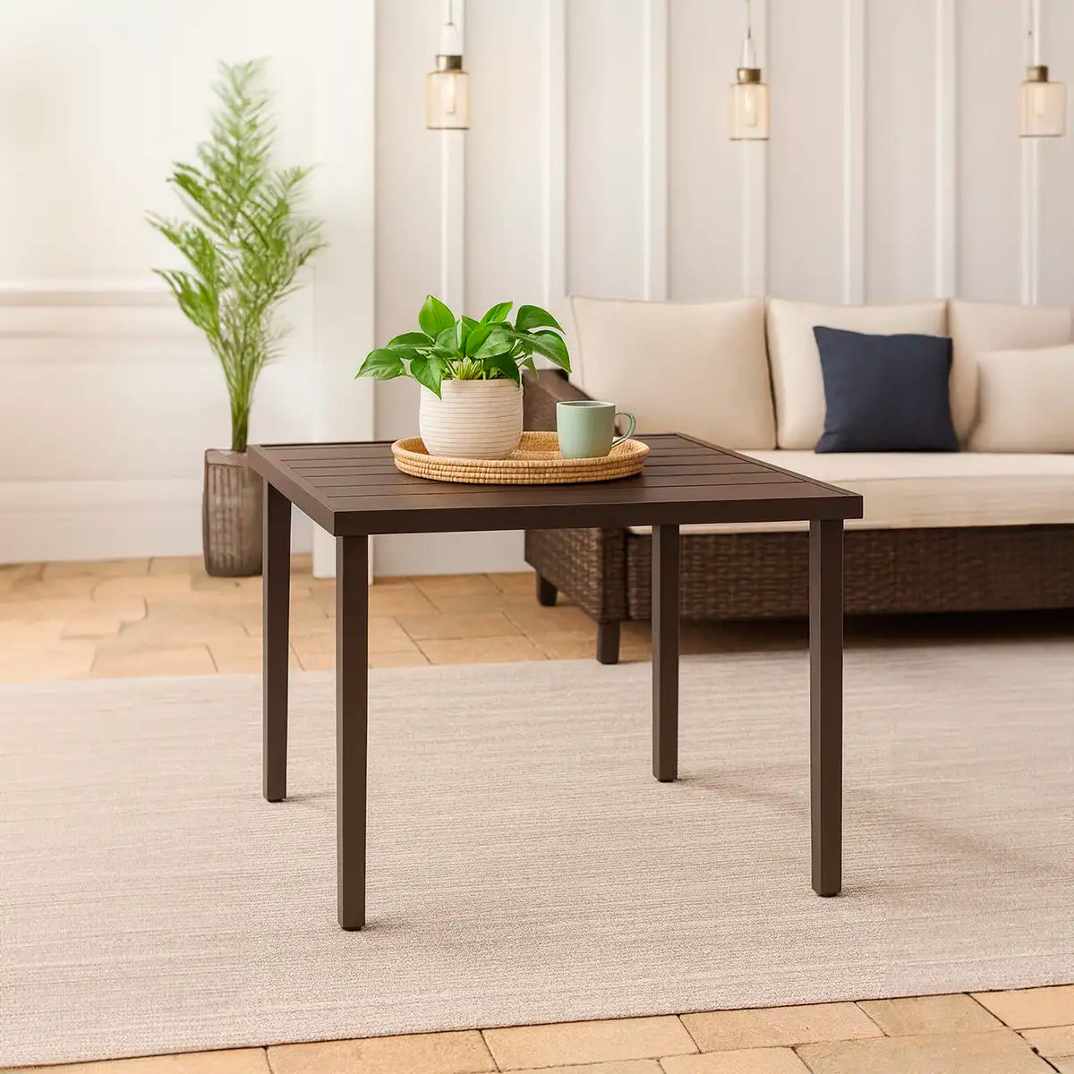 Mesa de Comedor Cuadrada para Patio, Threshold