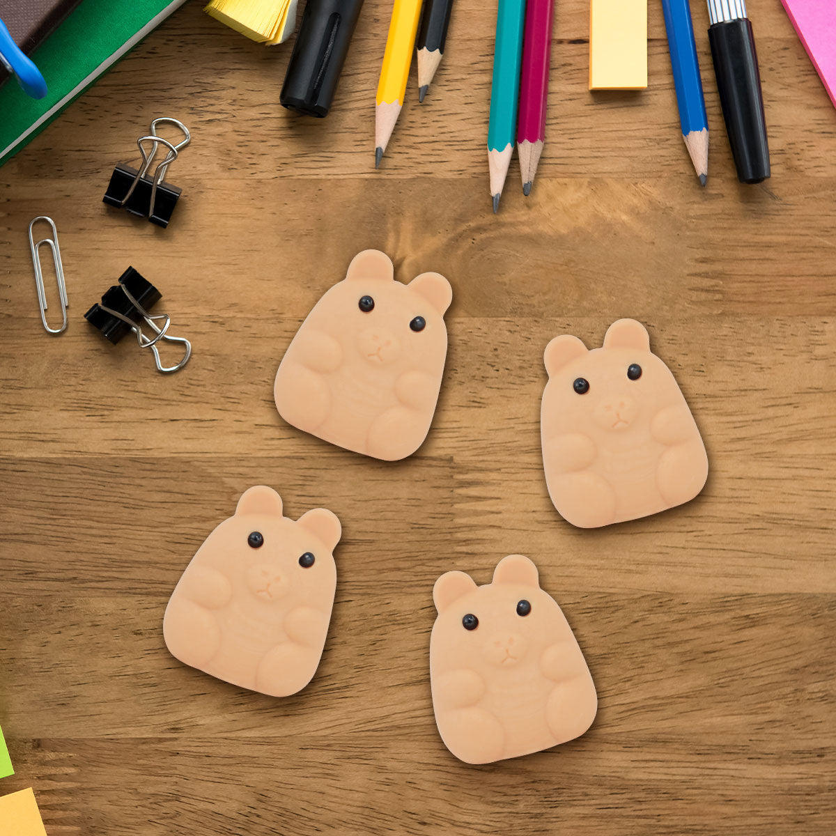 Set de 2 Gomas en Forma de Capibara