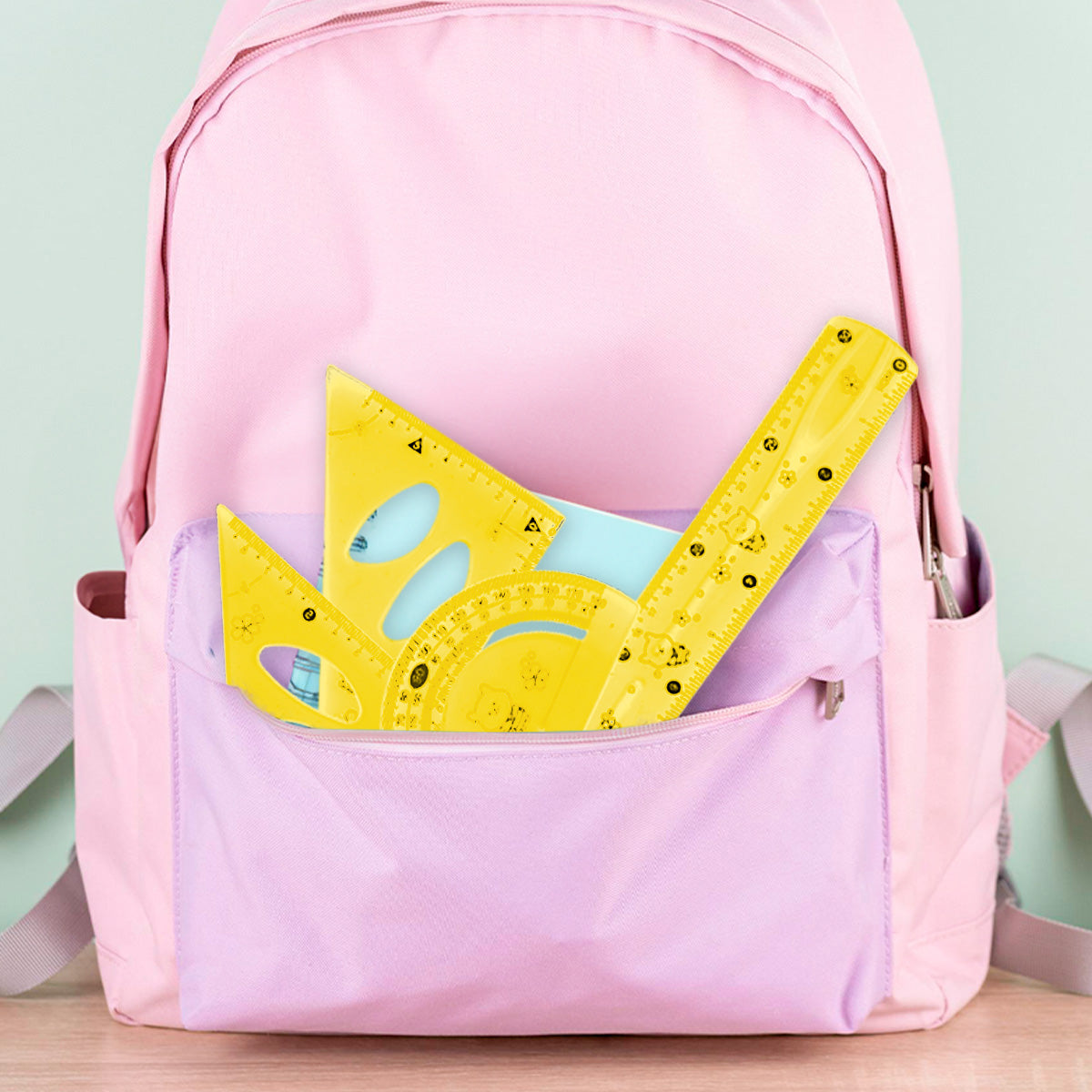 Juego Geométrico, Color Amarillo, 4 pzas