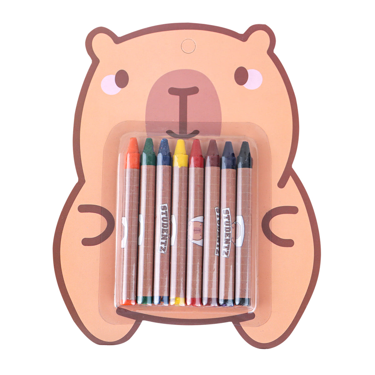 Crayones Capibara, 8 pzas