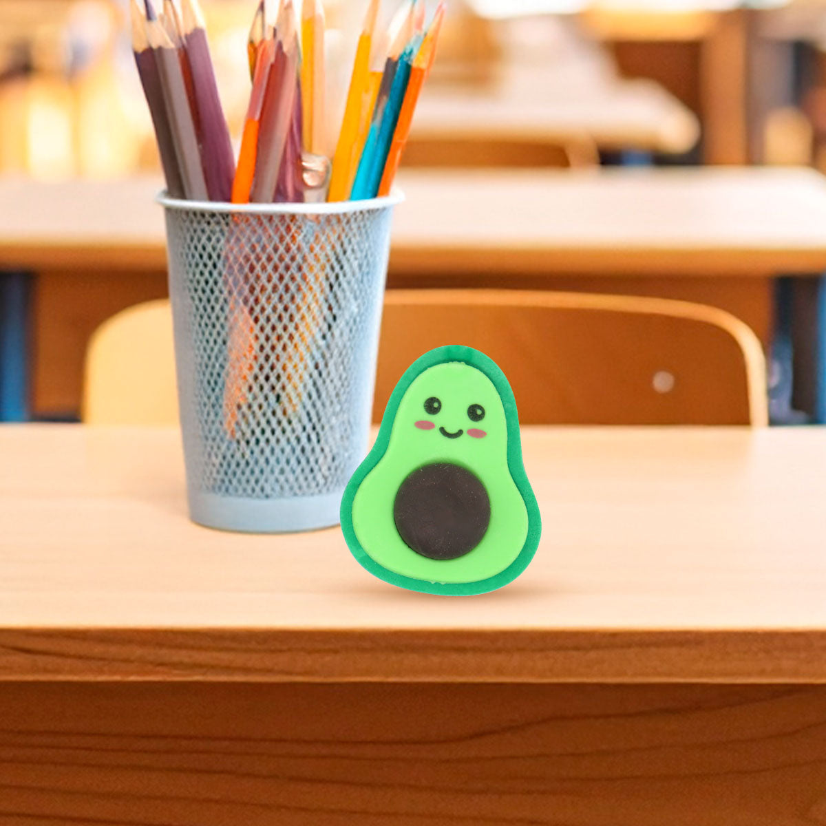 Kit de 4 Gomas en Forma de Aguacate