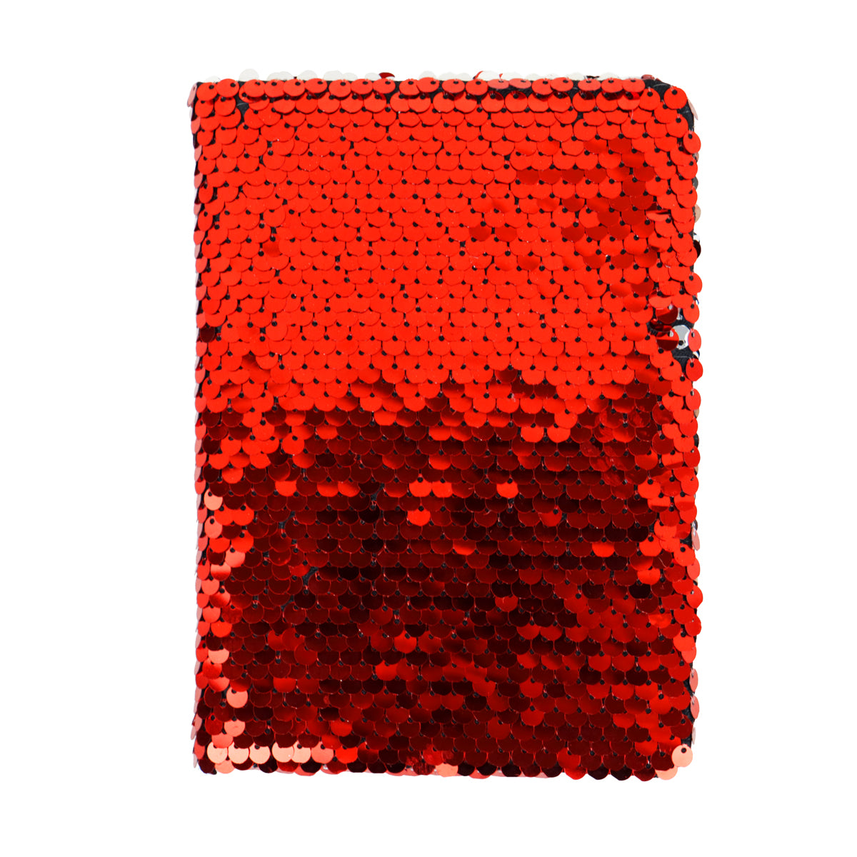 Cuaderno Lentejuelas, Doble Vista, Color Rojo