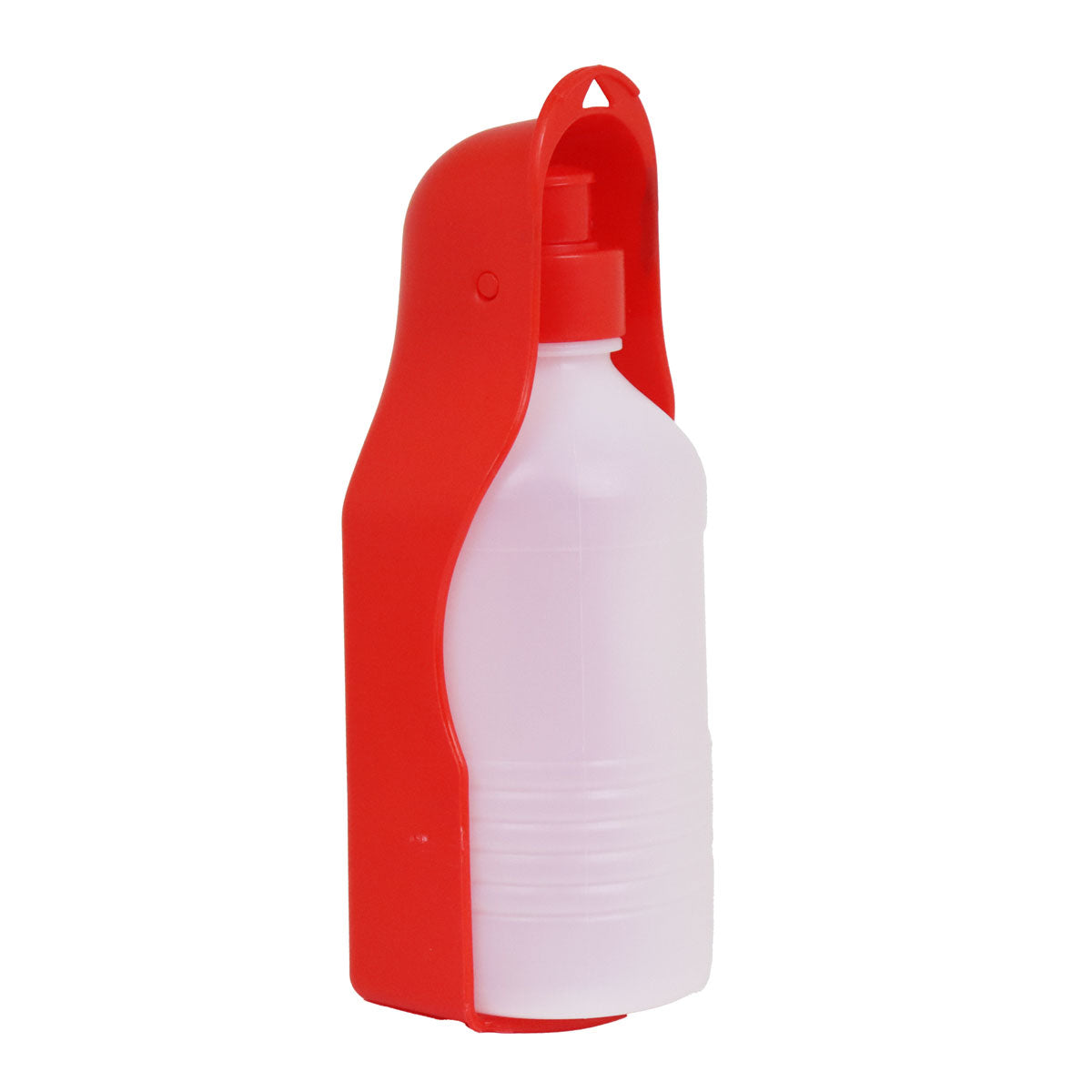 Botella Dispensador de Agua para Mascotas, Color Rojo, 250 ml
