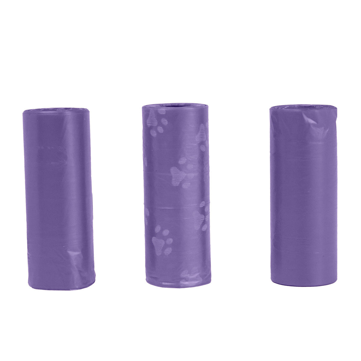 Bolsas para Desechos de Perros, Color Morado, 3 Rollos
