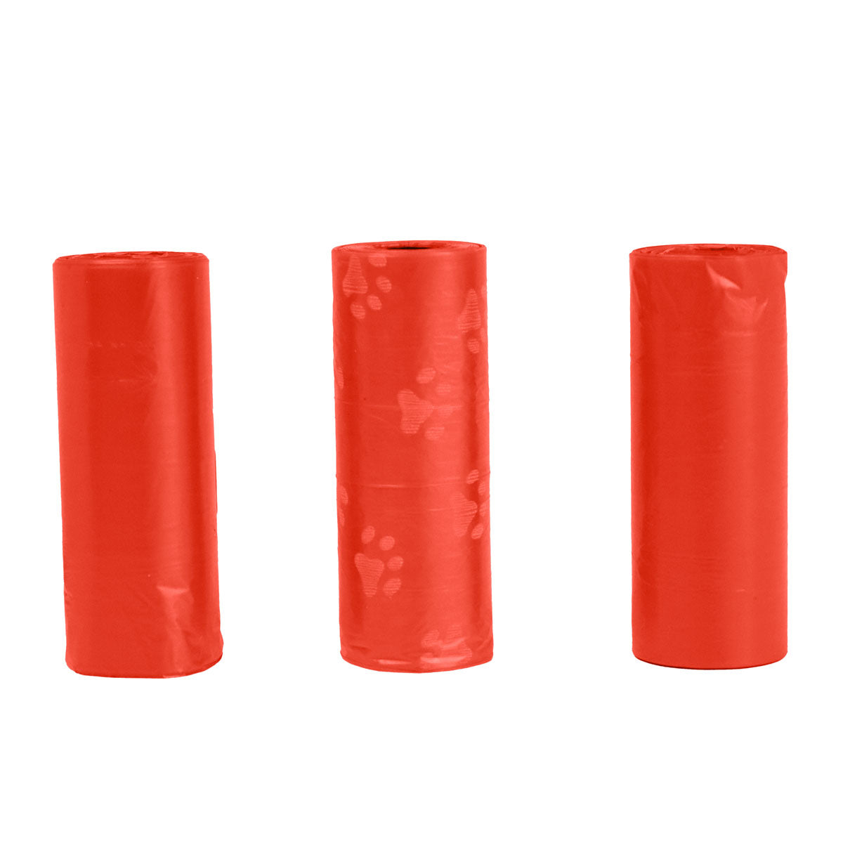 Bolsas para Desechos de Perros, Color Rojo, 3 Rollos