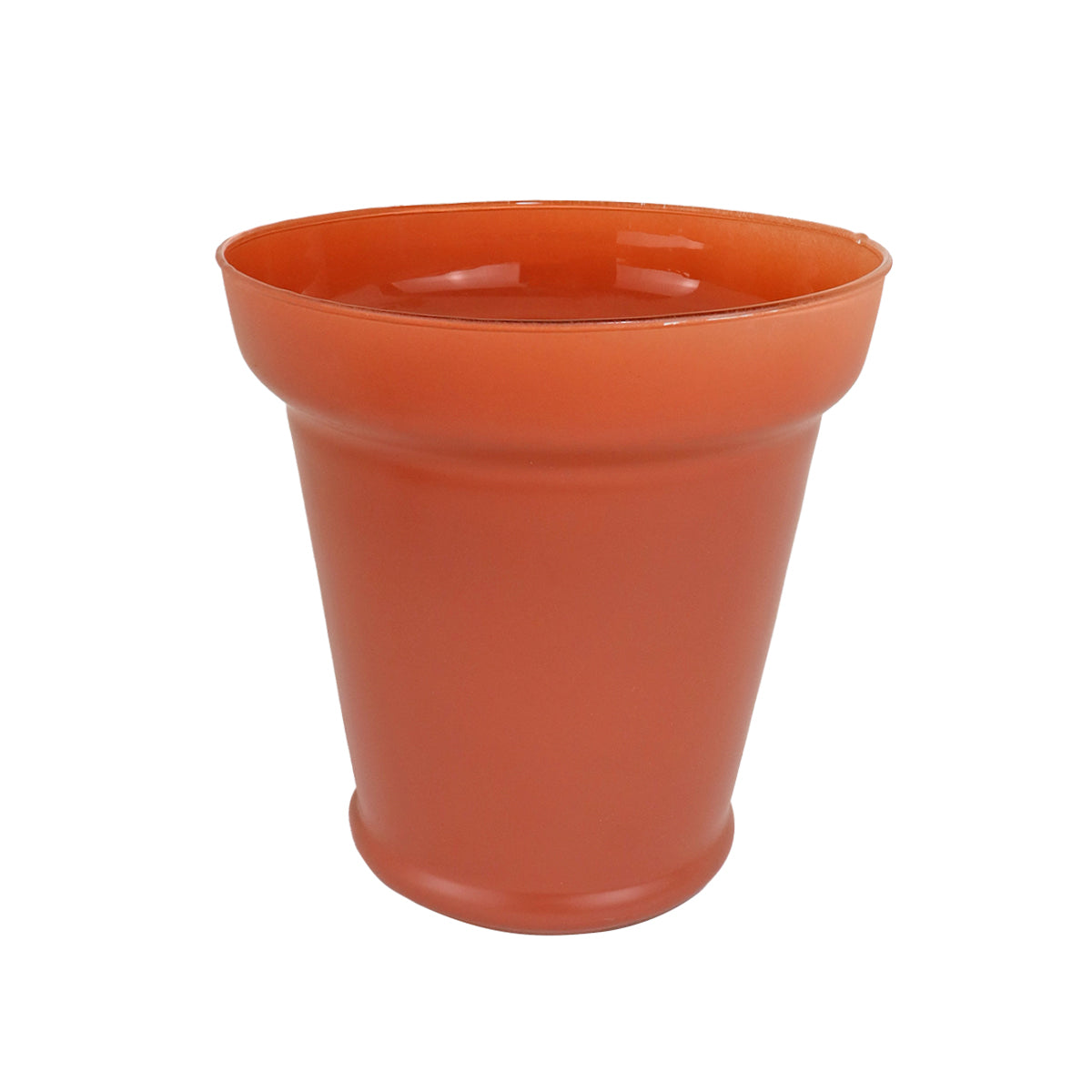 Maceta de Cristal, Color Terracota