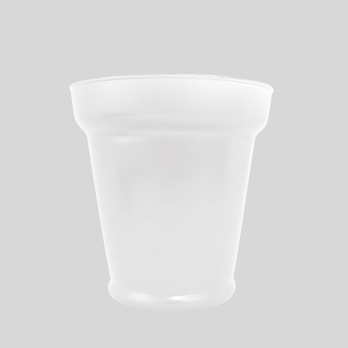 Maceta de Cristal, Color Blanco