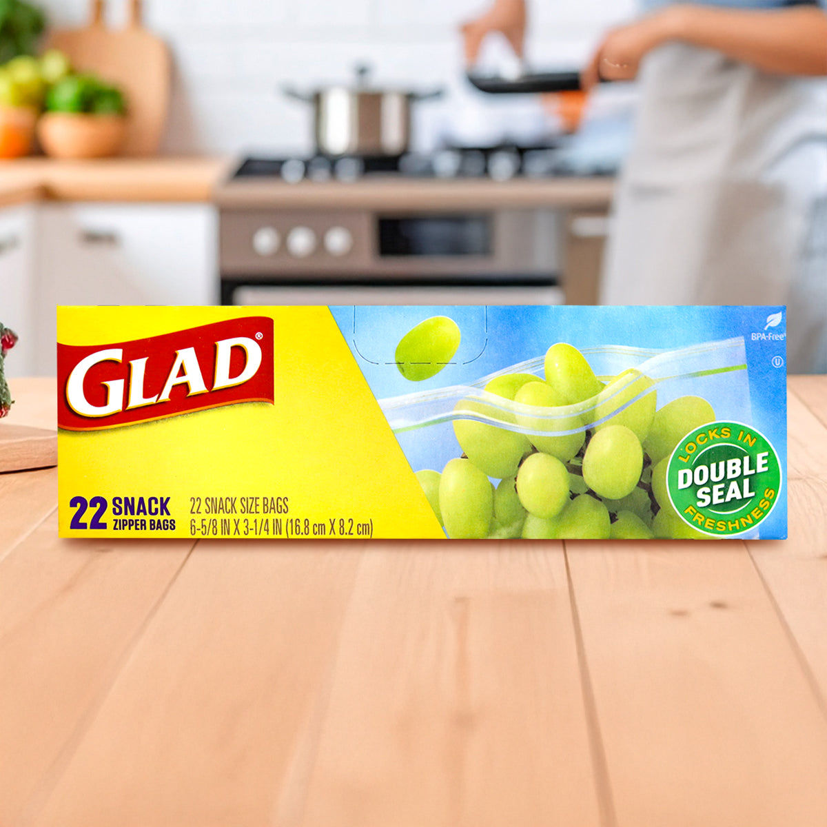Bolsas de Plástico con Cierre Hermético, Glad, 22 pzas