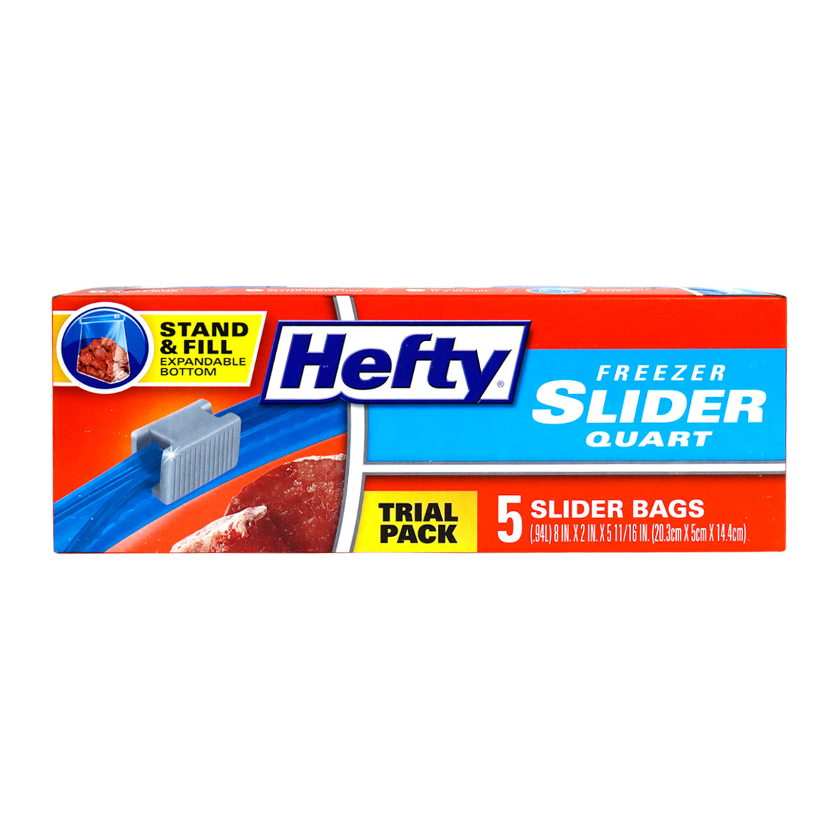Bolsas de Plástico con Cierre Hermético, Hefty, 5 pzas