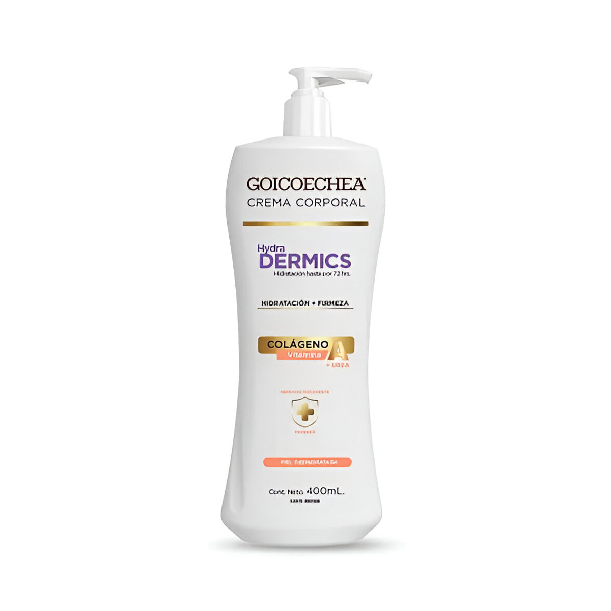 Crema Corporal Goicoechea con vitamina A y colágeno 400ml.