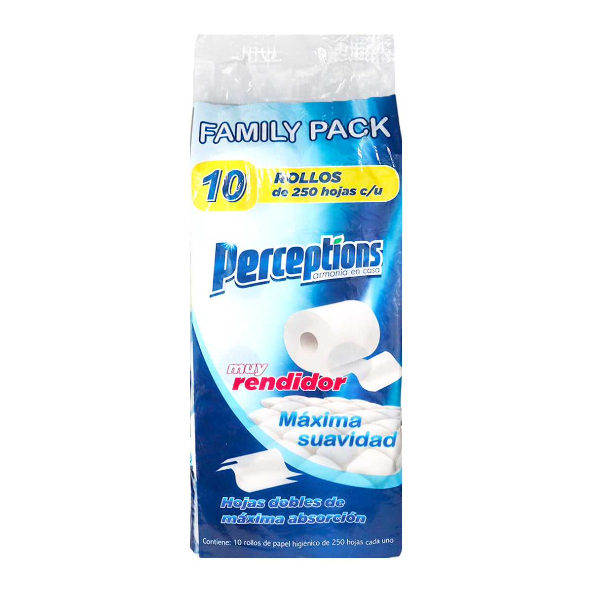 Papel Higiénico Perceptions, 10 Rollos