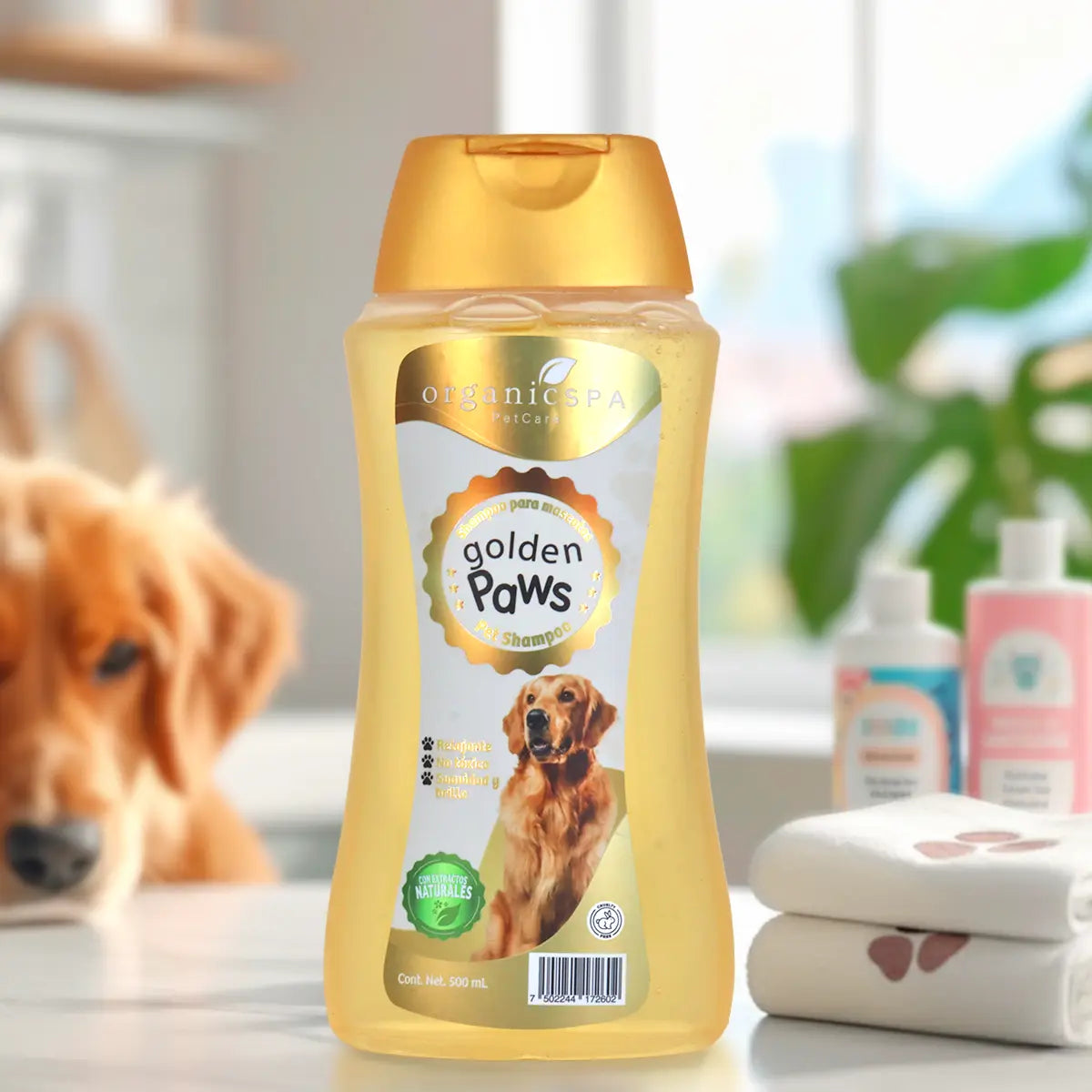 Shampoo Golden Paws, 500 ml