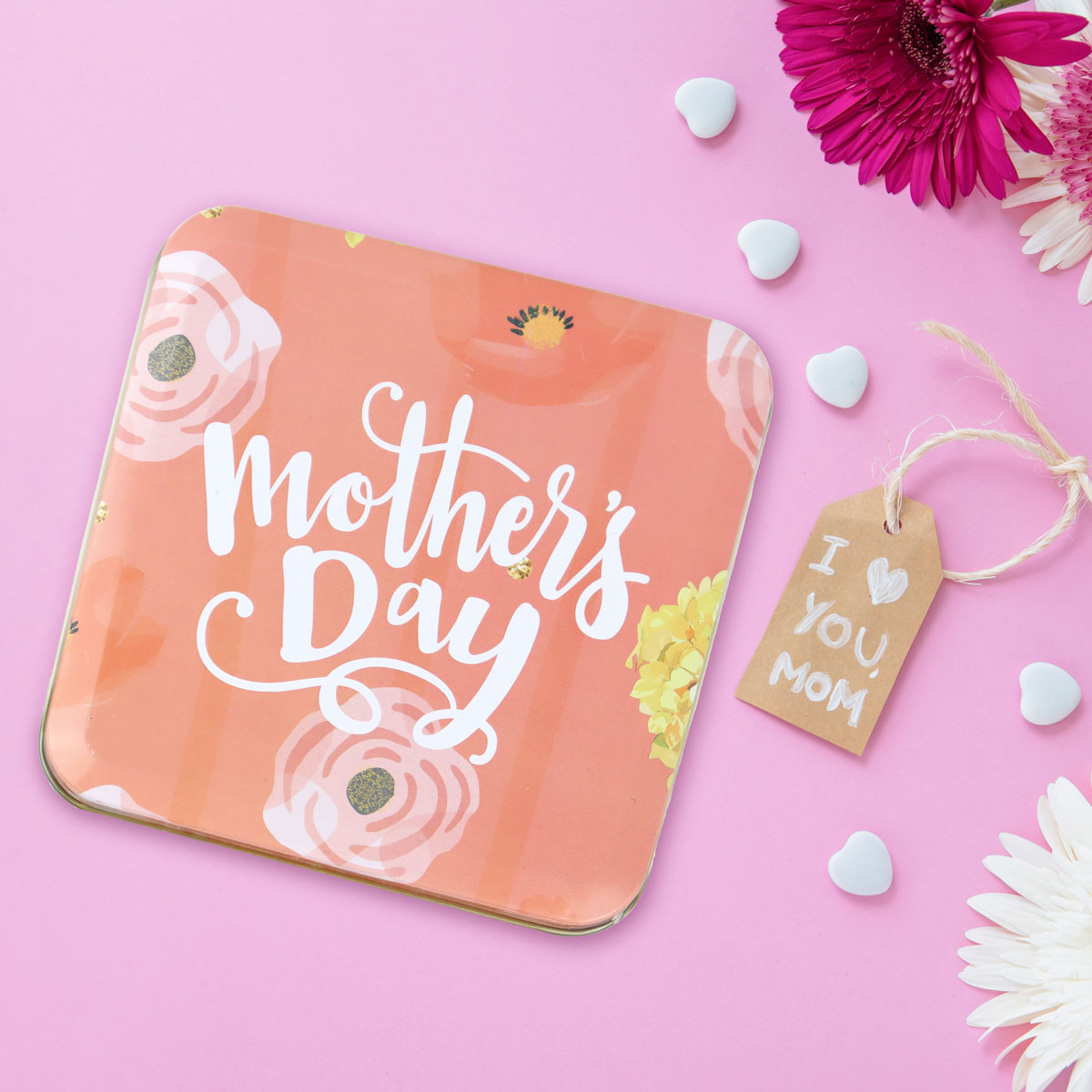 Lata de Metal con Tapa, "Mother's Day"