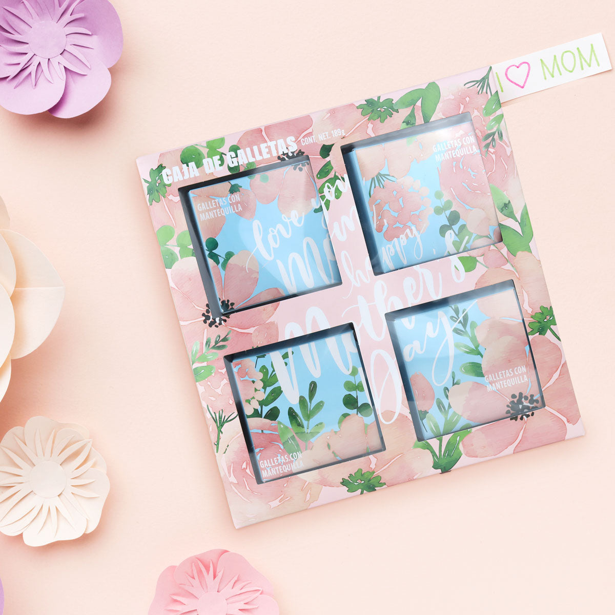 Caja de Galletas de Mantequilla, 4 pzas